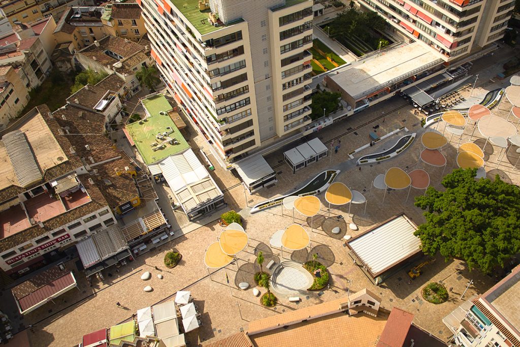 Remodelación de la Plaza de la Nogalera: registro de día y de noche